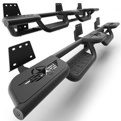 POFENZE Running Boards for 2019-2026 Ram 1500 New Body Crew Cab, 3-Step Side Steps