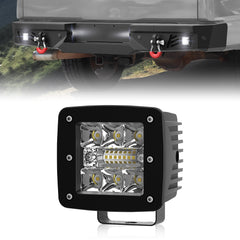 POFENZE 18W LED Pod Light for Front & Rear Bumpers, 1 PC