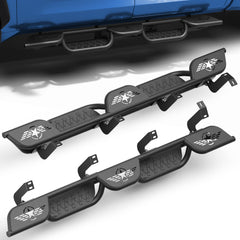 POFENZE Running Boards for 2022-2026 Toyota Tundra CrewMax, Wide 3-Step Side Steps