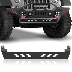 POFENZE Front Skid Plate for 2007-2018 Jeep Wrangler JK JKU, Steel Bumper Lower Guard