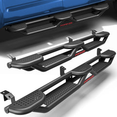 POFENZE Running Boards for 2005-2023 Toyota Tacoma Double Cab, 3-Step Side Steps