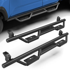 POFENZE Running Boards for 2005-2023 Toyota Tacoma Access Cab, Drop Step Side Steps