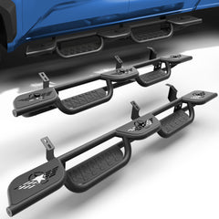POFENZE Running Boards for 2024-2026 Toyota Tacoma Double Cab, Wide 3-Step Side Steps