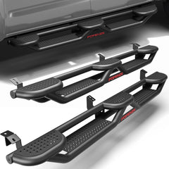 POFENZE Running Boards for 2005-2023 Toyota Tacoma Double Cab, 3-Step Side Steps