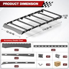 Roof Rack for 2021–2026 Chevrolet Suburban & GMC Yukon X