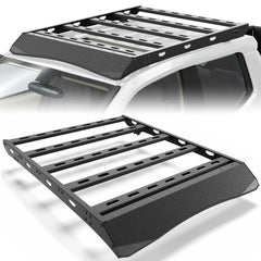 2024-2025 Toyota Tacoma Roof Rack Double Cab Crew Cab(4 Doors Cargo Carriers Luggage Storage Heavy Duty Basket Holder Carbon Steel Cross Bars POFENZE