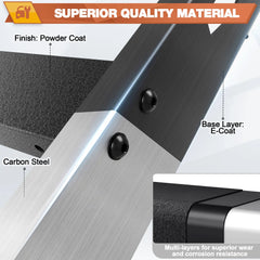 2024-2025 Toyota Tacoma Roof Rack Double Cab Crew Cab(4 Doors Cargo Carriers Luggage Storage Heavy Duty Basket Holder Carbon Steel Cross Bars POFENZE