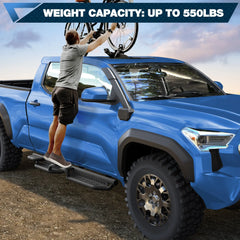 2025 Tacoma Running Boards Side Steps Compatible with 2024 2025 2026 Toyota Tacoma Crew Cab