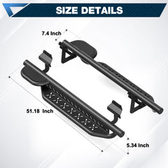 POFENZE Running Boards for 2015-2025 Ford F-150 & 2017-2025 F-250/F-350 Regular Cab