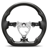 Carbon Fiber Steering Wheel For Toyota FJ CRUISER 2007-2023 Nappa Perforated Leather D-shaped Flat-bottom Steering Wheel Grip Hand-Stitched POFENZE