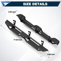 Chevy Silverado / GMC Sierra Running Boards | 2007-2018 1500 & 2007-2019 2500/3500 POFENZE