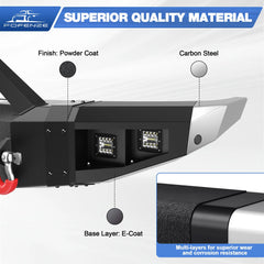 F250 Front Bumper Full Width for 2017-2022 Ford F250/F350/F450 POFENZE