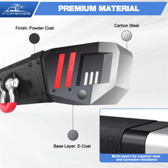 Fits 1999-2004 Land Rover Discovery Series II Rear Bumper Offroad Rear Bumper POFENZE