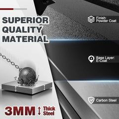 For 1992-1993-1994-1995-1996-1997-1998-1999 Chevy Suburban Tahoe & GMC Yukon Bumper Combo Steel Offroad Front and Rear Bumper with Winch Plate and Lights - POFENZE