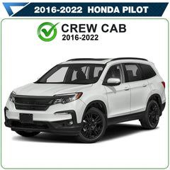 For 2016-2022 Honda Pilot Crew Cab Running Boards Side Steps Black Step Bars POFENZE