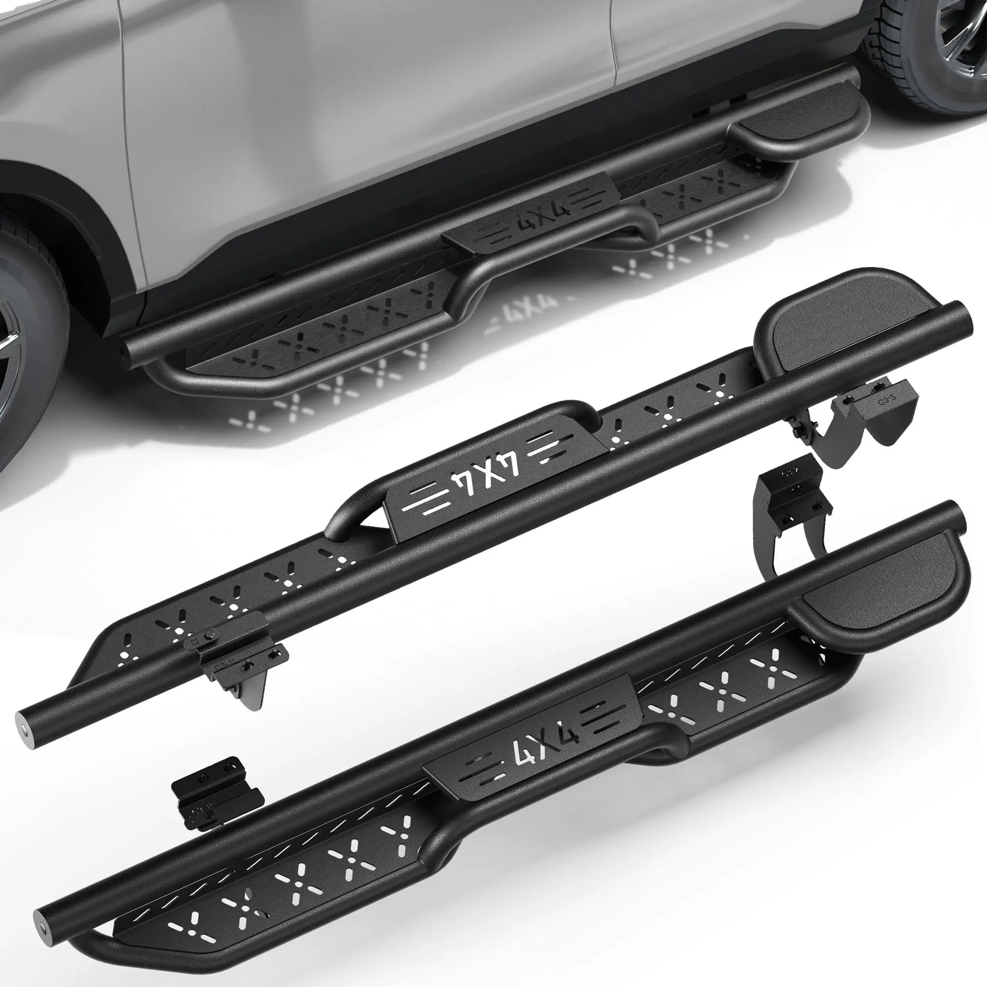 For Honda CRV 2023-2024-2025 Running Boards Side Steps Black Car Nerf Bars Honda CRV Accessories - POFENZE