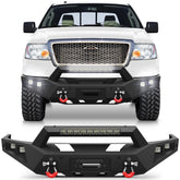 Front Bumper Compatible with Ford F150 2004-2008 POFENZE