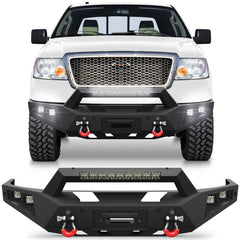 Front Bumper Compatible with Ford F150 2004-2008 POFENZE