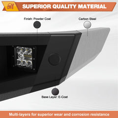 Front Bumper Compatible with Ford F150 2004-2008 POFENZE