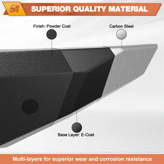 Front Bumper Compatible with Silverado 1500 Truck Bumper for Chevy Silverado 2016-2018 POFENZE