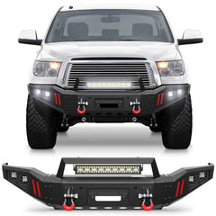 Front Bumper Compatible with Toyota Tundra 2007-2013 POFENZE