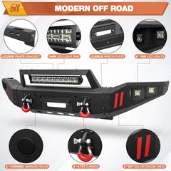 Front Bumper Compatible with Toyota Tundra 2007-2013 POFENZE