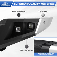 Front Bumper for 2007-2013 Tundra Full Width Offroad Bumper POFENZE