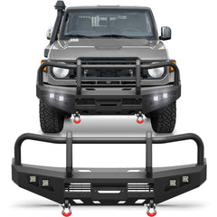 Front Bumper for 2007- 2023 Toyota Land Cruiser LC76/LC78/LC79 POFENZE
