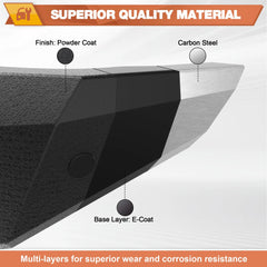 Front / Rear Bumper For 2011-2016 Ford F250/F350/F450 Super Duty w/ Sensor Holes POFENZE