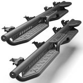 Jeep Gladiator Running Boards Side Steps for 2020-2026 Jeep Gladiator JT(4 Doors Only) Black Nerf Bars
