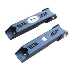 Jeep Tailgate Hinge Set Compatible with 2007-2018 Wrangler JK JKU, Textured Coating Rear Door Hinge with Opener, 2PCS for 2/4 Door POFENZE