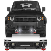 LC250 Front Bumper for 2024 2025 2026 Toyota Land Cruiser LC250 Medium Width Steel Bumper POFENZE