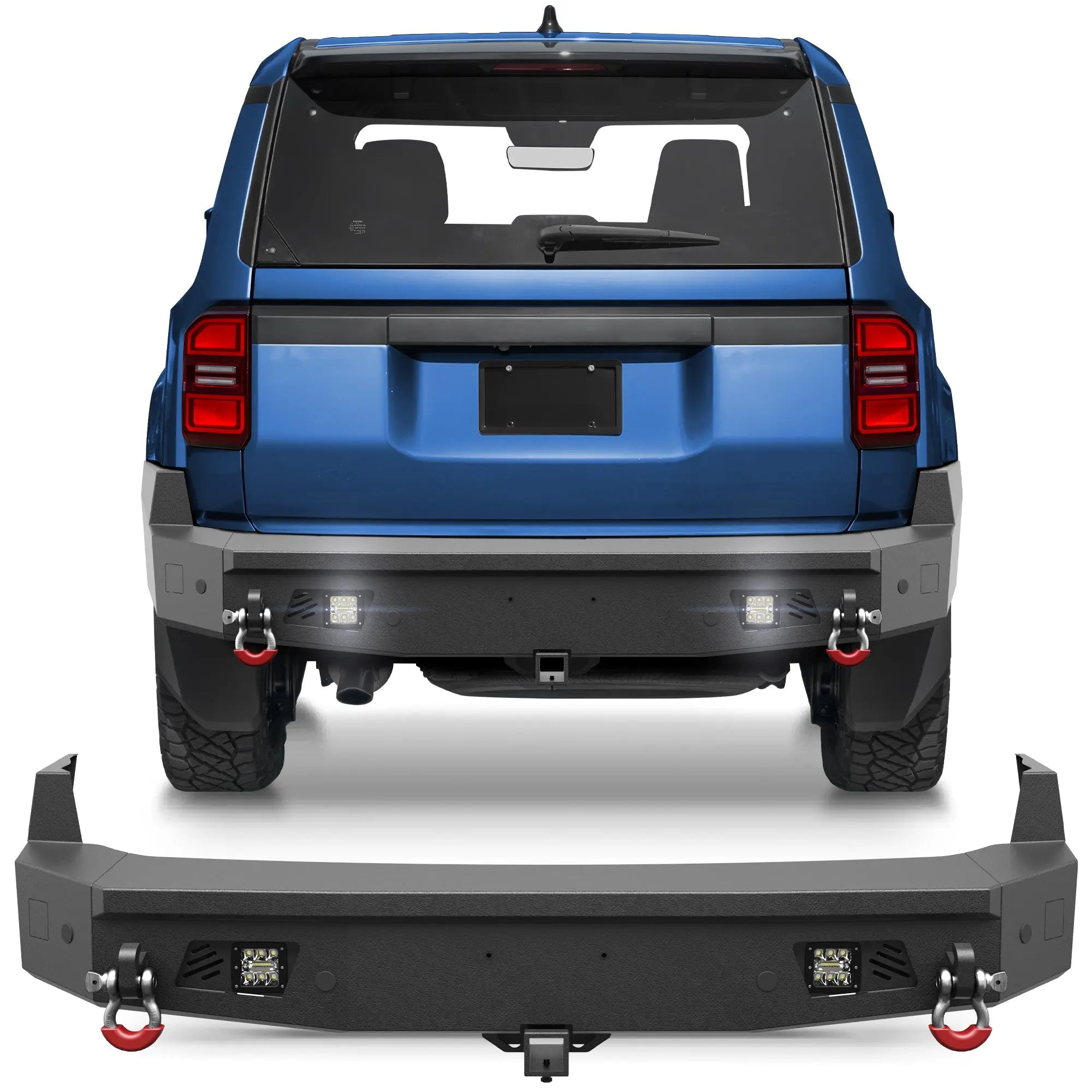 LC250 Rear Bumper Compatible with 2024 2025 2026 Toyota Land Cruiser LC250 - POFENZE