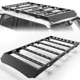 LC250 Roof Rack Compatible for 2024-2025 Toyota Land Cruiser Prado LC250 Heavy Duty Basket Cargo Carriers Luggage Storage Holder Carbon Steel Cross Bars POFENZE
