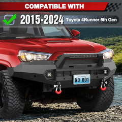 POFENZE 4Runner Front Bumper Fits 2015-2024 Toyota 4Runner 5th Gen POFENZE