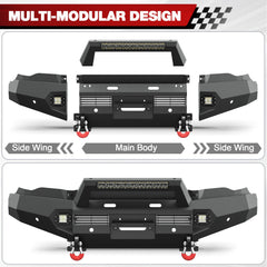POFENZE 4Runner Front Bumper Fits 2015-2024 Toyota 4Runner 5th Gen POFENZE