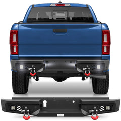 POFENZE Fits 2019 2020 2021 2022 2023 Ford Ranger Rear Bumper Offroad Bumper POFENZE