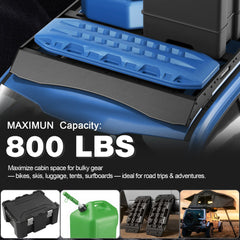 POFENZE For 2023 2024 2025 Ford F250/F350/F450 Roof Rack Overlanding Car Roof Cargo Carrier with Lights POFENZE