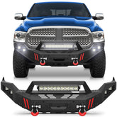 POFENZE Ram 1500 Front Bumper Fits 2013-2018 Dodge Ram 1500 and 2019-2024 Ram 1500 Classic Truck Bumper - POFENZE