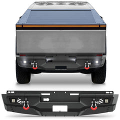 POFENZE Rear Bumper for 2024 2025 2026 Tesla Cybertruck POFENZE