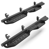 POFENZE Running Boards Two Raised Step Compatible with 2024-2025 Toyota Tacoma Crew Cab with 4 Full-Size Doors POFENZE