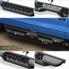 POFENZE Running Boards for Ford F150 Truck Running Boards Step for F150 2004-2008 POFENZE