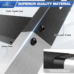 Ram 1500 Roof Rack Top Cargo Carrier Heavy Duty Roof Rack Cross Bars with Side LED Lights Compatible with 2009-2018 Dodge Ram 1500 POFENZE