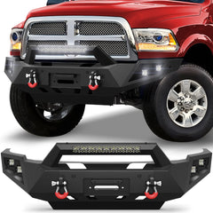 Ram 2500 Front Bumper Full Width for 2010-2018 Dodge Ram 2500/3500 Pickup POFENZE