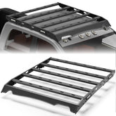 Ram 2500 Roof Rack for 2010-2018 Ram 2500 Crew Cab Overlanding Rooftop Crossbar Cargo Basket Carrier - POFENZE