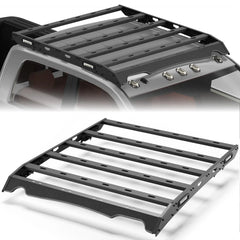 Ram 2500 Roof Rack for 2010-2018 Ram 2500 Crew Cab Overlanding Rooftop Crossbar Cargo Basket Carrier - POFENZE