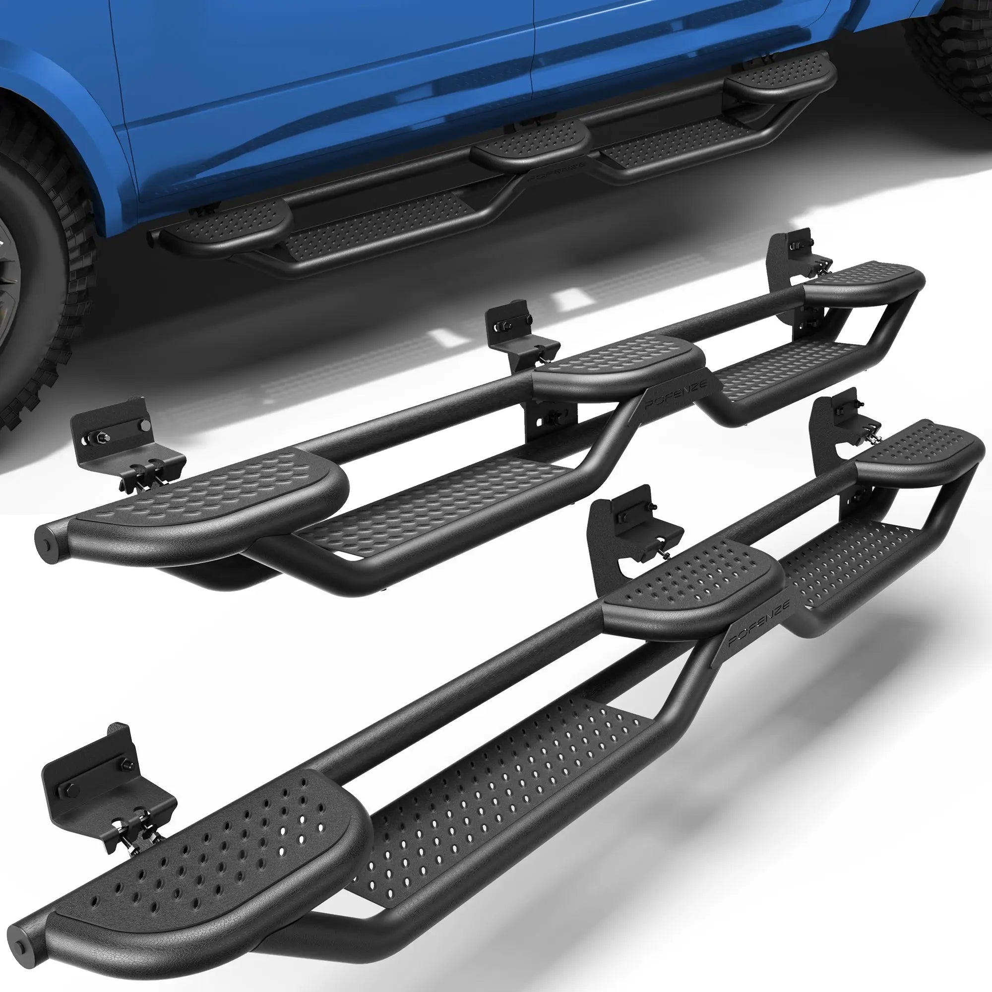 Ram Running Boards for 2009-2025 Ram 1500/2500/3500 Crew Cab POFENZE