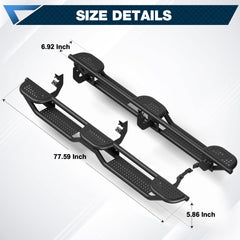 Ranger Running Boards Side Steps Fit 2019-2026 Ford Ranger POFENZE
