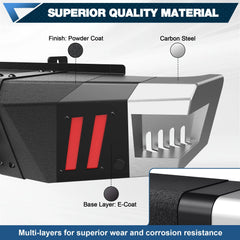 Rear Bumper Fit Chevy Silverado/GMC Sierra 2500/3500 HD 2015 2016 2017 2018 2019 POFENZE