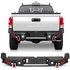 Rear Bumper Fit Toyota Tacoma 3rd Gen 2016 2017 2018 2019 2020 2021 2022 2023 POFENZE